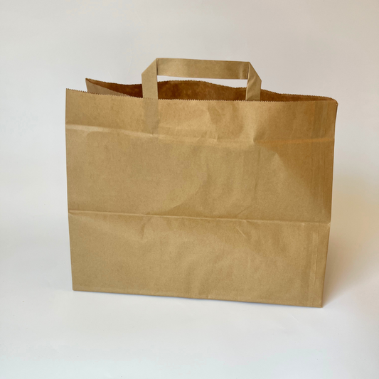Paperikassi ruskea 32x21x26cm (200kpl/ltk), 200 kpl/ltk