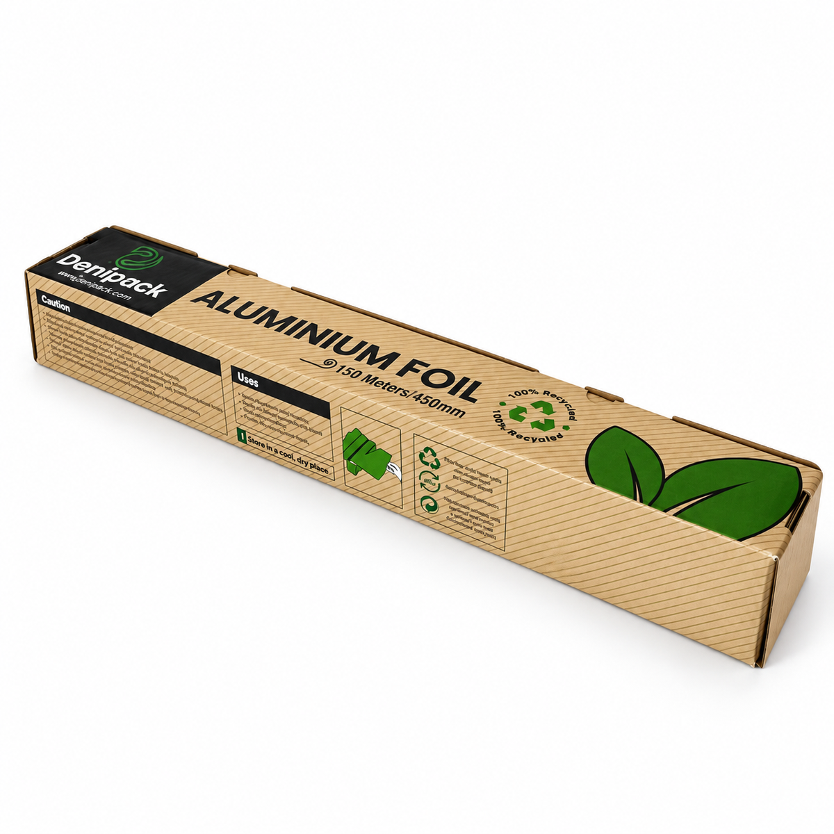 Aluminium foil 150 m, 14 microns, width 45 mm