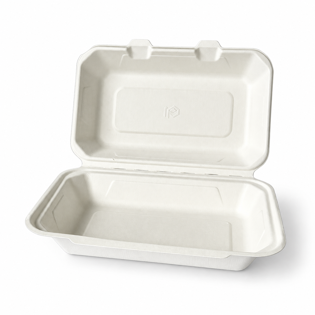 IP 10 bagasse meal container, 125 pcs