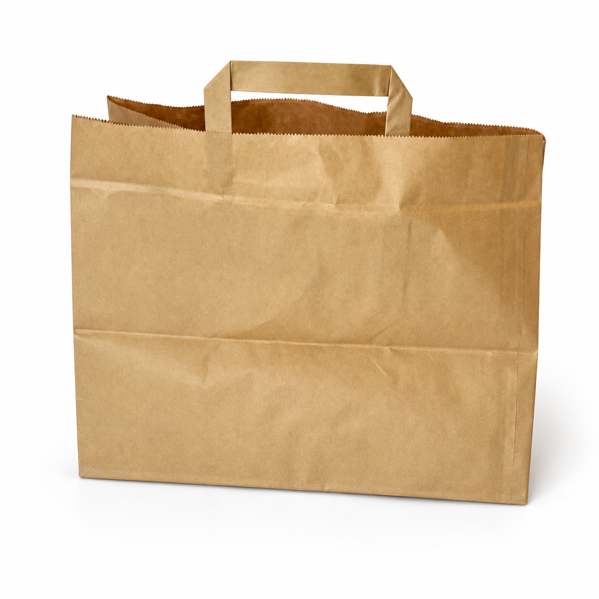 Brown paper bag 32 × 16 × 28 cm, 200 pcs / box