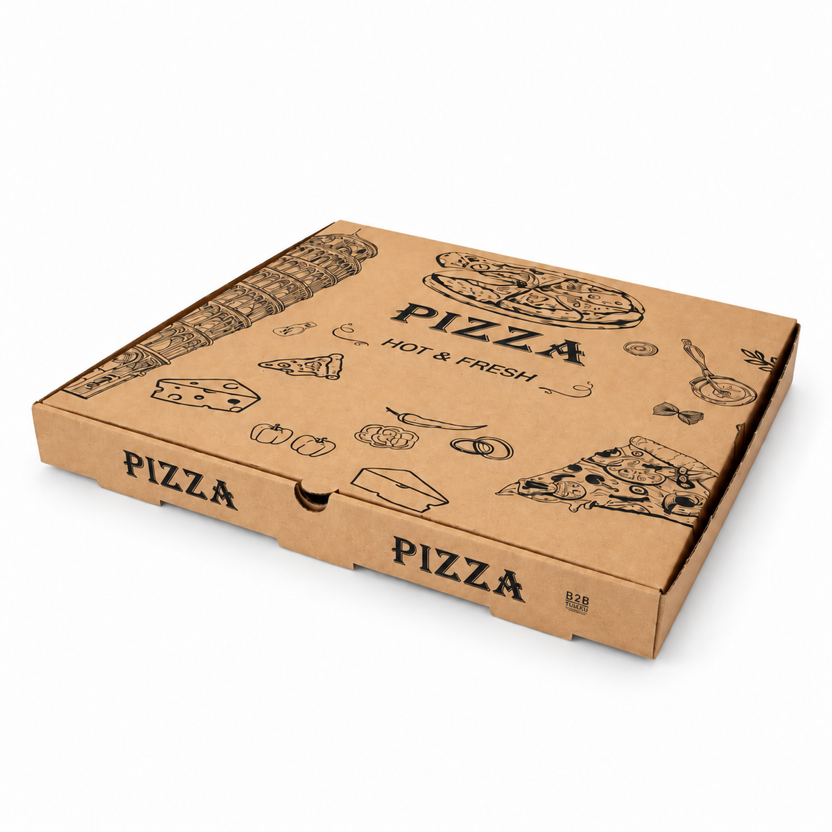 Pizza box 50 × 50 × 5 cm