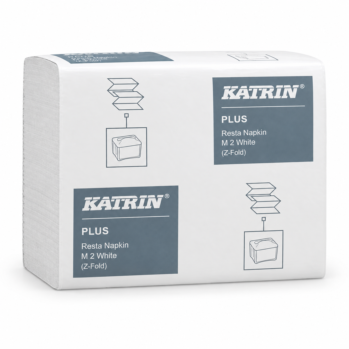 Katrin Plus Resta destmala dispenserê, spî, 2940 perçe