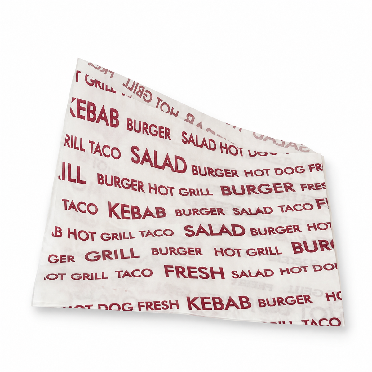 Kîsa xwarina grillê 17,5×19 cm, 1000 perçe