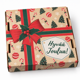 🎄 Jouluteemainen pizzalaatikko – 2 osainen FIN-malli - 45 ltk - 1ltk/100 kpl — Tuotekuva 3