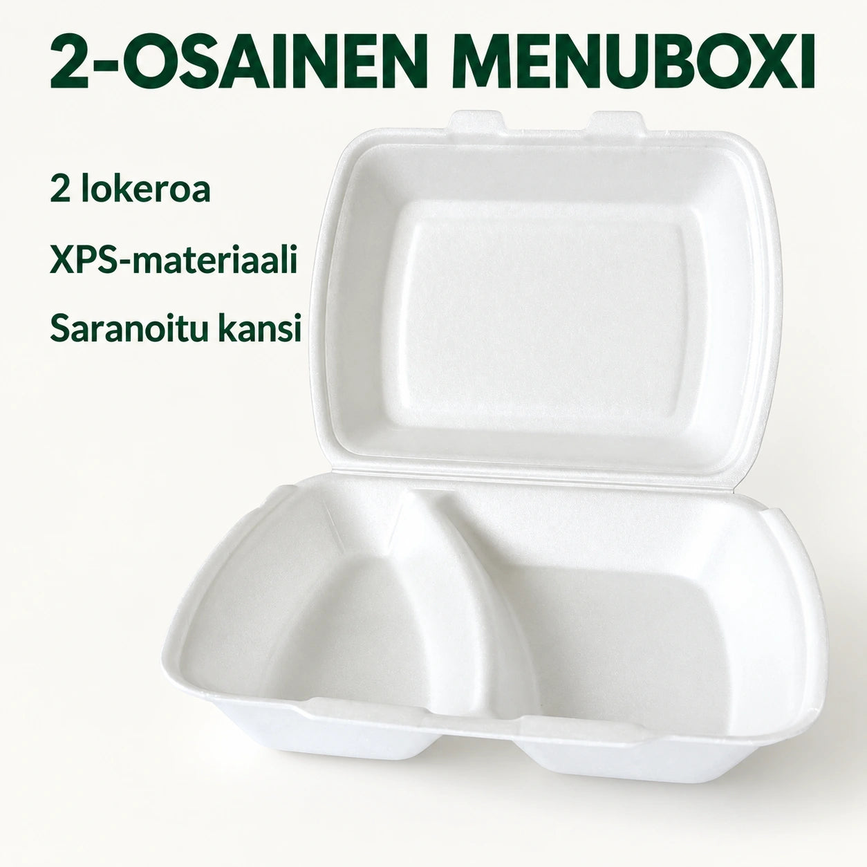 Menuboxi 2-osainen (XPS) 100 kpl — Tuotekuva 5